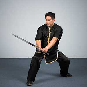 Kung fu Master Richard Tsui-Po southern broadsword