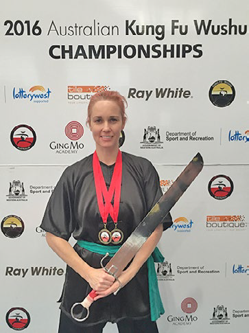 Rosemary Hermans Australian Kung Fu Wushu Championships 2016