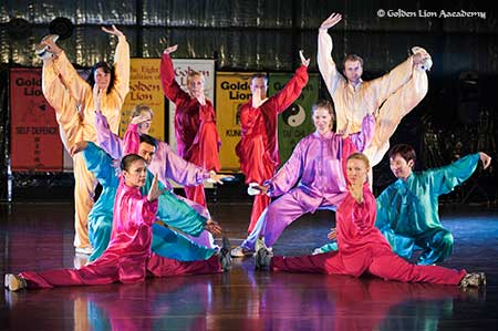 tai chi movements - group holding stances