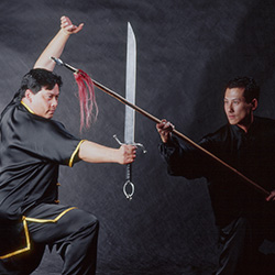 kung fu weapons sword and spear fighting