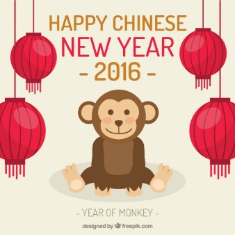 Chinese New Year 2016 Monkey